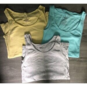 Juniors Ribbed Tank Top Lot of 3 Size XS B1